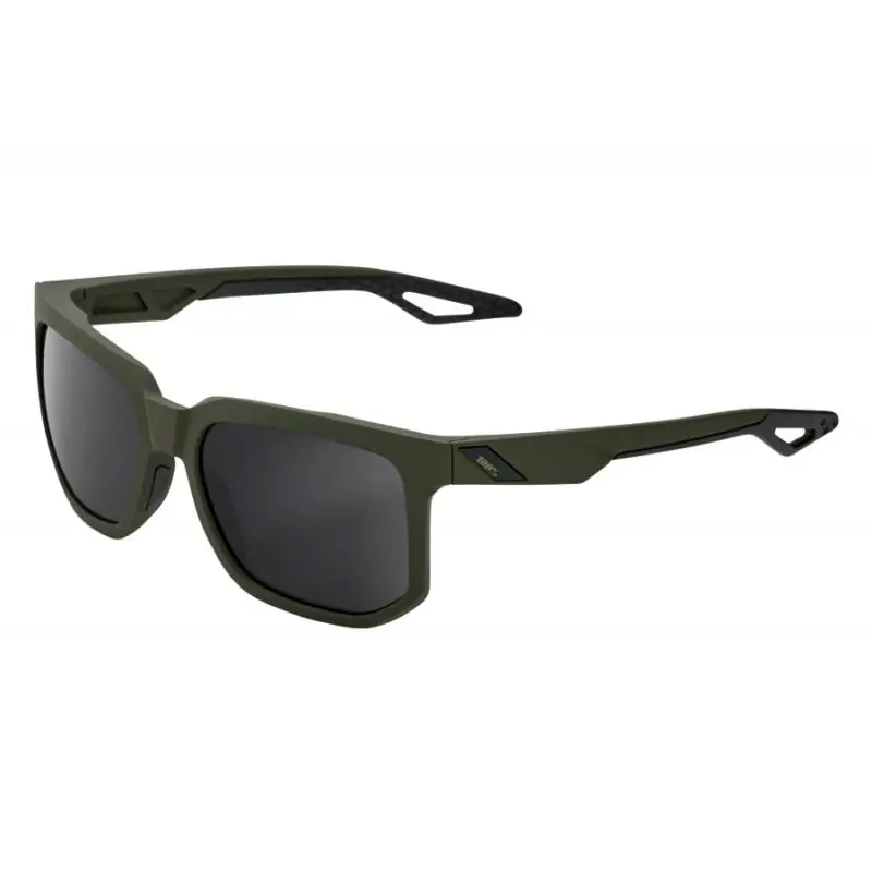 100% Centric Cykelbriller Soft Tact Green Black Mirror Lens - Så længe lager haves